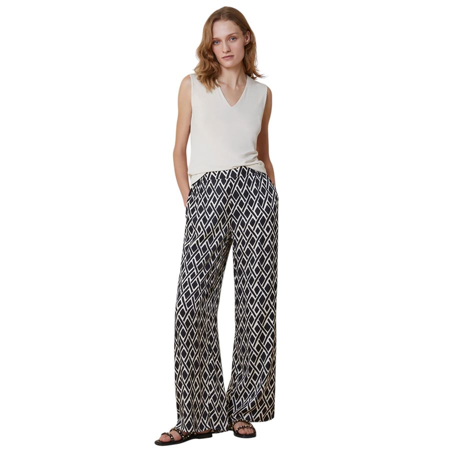 Aldo Pantaloni in twill a fantasia da donna Penny Black | 2511131203200005